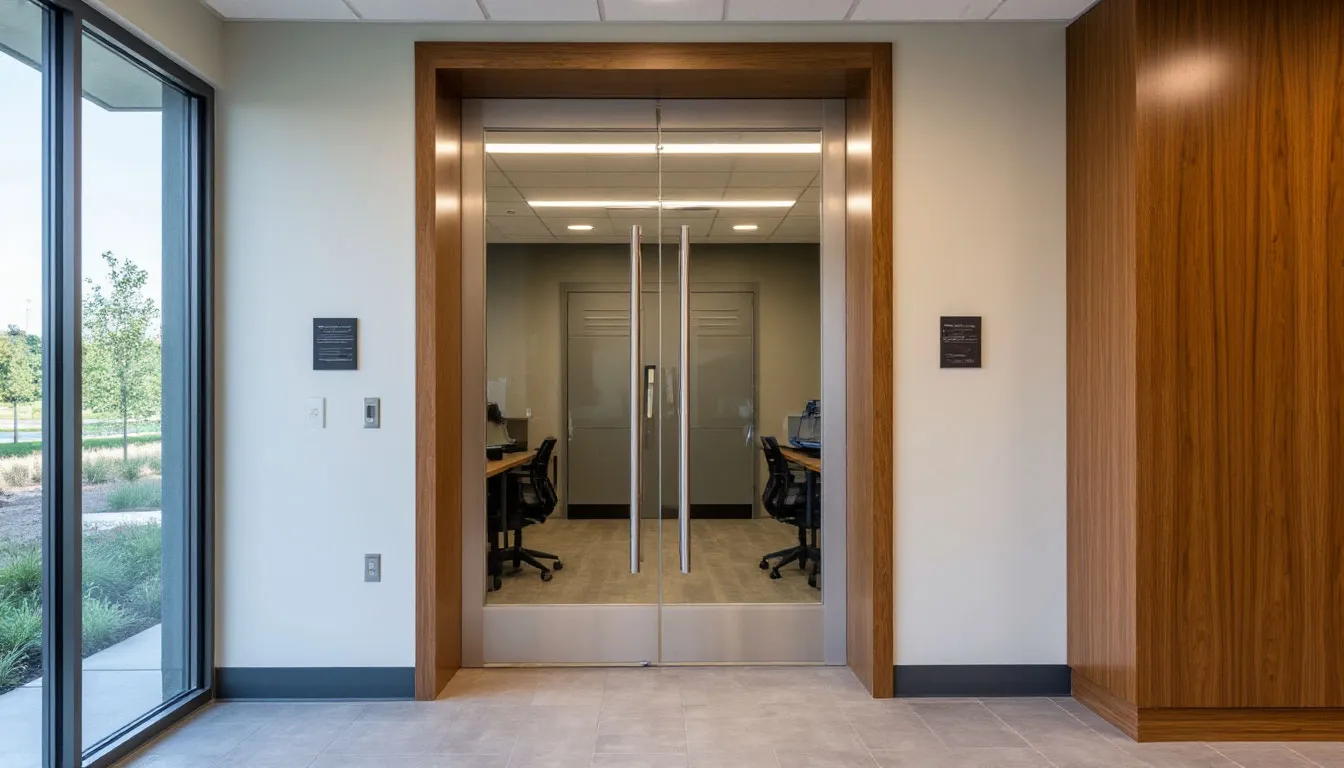 Алюминиевые двери